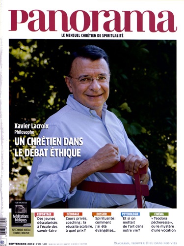 Christophe Chaland - Panorama N° 490, Septembre 20 : Un chrétien dans le débat éthique - Xavier Lacroix philosophe.