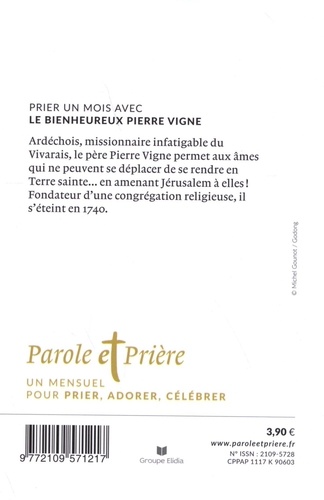 Parole et Prière N° 121, juillet 2020 Prier un mois avec le bienheureux Pierre Vigne