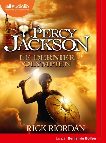 Percy Jackson et les Olympiens Tome 5 Le dernier Olympien -  avec 1 CD audio MP3