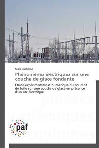 Phénomènes électriques sur une couche de glace fondante