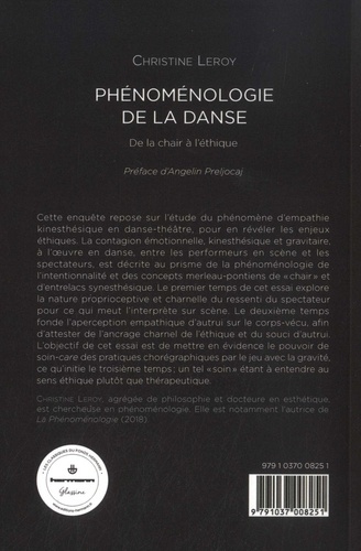 Phénoménologie de la danse. De la chair à l'éthique