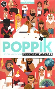 Le Duo - Poppik Mythologie - Avec 1 poster + 38 stickers repositionnables.