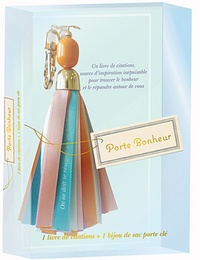  Hachette - Porte bonheur - 1 livre de citations et un bijoux de sac porte clé.