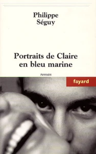 Portraits de Claire en bleu marine