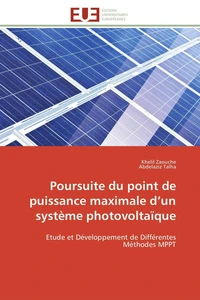 Poursuite du point de puissance maximale d'un système photovoltaïque