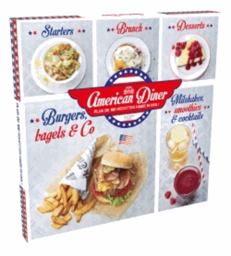  Hachette Pratique - Americain Diner - Plus de 100 recettes made in USA ! 5 volumes.