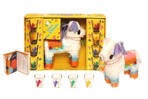  Hachette Pratique - Coffret Viva la Piñata - Avec 1 piñata en forme de lama et 8 verres festifs.