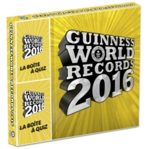 Hachette Pratique - Guinness World Records 2016 - La boîte à quiz.