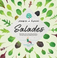 Hachette Pratique et Kei Lam - Salades - Des frisées, des vertes, des pommées... En faire toute une salade c'est facile ! 4 sachets de graines inclus.