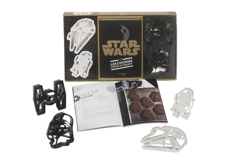  Hachette Pratique - Star Wars, les cookies contre-attaquent - Coffret cuisine avec 4 emporte-pièce collector.