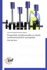 Propriété intellectuelle et droit communautaire européen