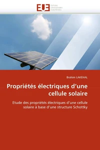 Propriétés électriques d''une cellule solaire