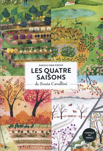 Puzzle 1000 pièces Les quatre saisons de Sonia Cavallini - Livre - Decitre