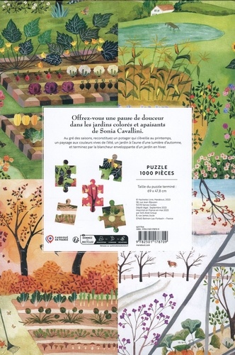 Puzzle 1000 pièces Les quatre saisons de Sonia Cavallini - Livre - Decitre