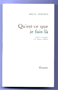 Qu'est-ce que je fais là