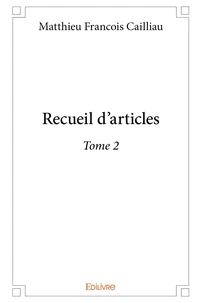 Recueil d'articles - Tome 2