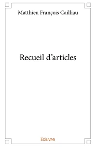 Recueil d'articles