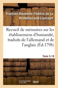  Hachette BNF - Recueil de mémoires sur les établissemens d'humanité, Vol. 3, mémoire nº 18.