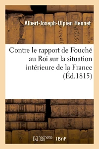 Réponse à un pamphlet manuscrit