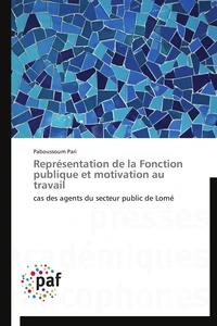 Représentation de la fonction publique et motivation au travail