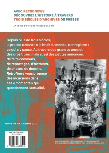 RetroNews N° 1, septembre 2021 Découvrir l'histoire par la presse