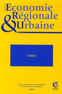 Stéphane Virol et Nils Soguel - Revue d'économie régionale et urbaine N° 1/2006 : .