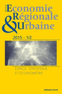  Anonyme - Revue d'économie régionale et urbaine N° 2/2015 : .