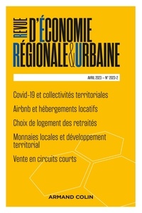  Armand Colin - Revue d'économie régionale et urbaine N° 2/2023 : .