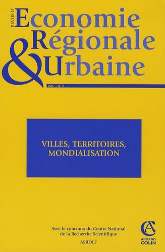 Jacky Perreur - Revue d'économie régionale et urbaine N° 4/2007 : .