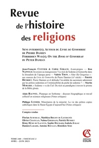  Armand Colin - Revue de l'histoire des religions N° 2/2023 : .