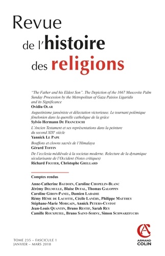 Charles Amiel - Revue de l'histoire des religions Tome 235 N° 1, janvier-mars 2018 : .