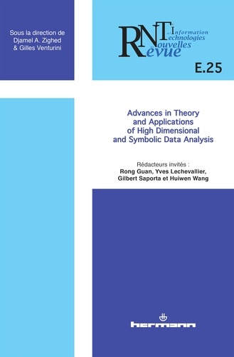 Rong Guan et Yves Lechevallier - Revue des Nouvelles Technologies de l'Information E25 : Advances in Theory and Applications of High Dimensional and Symbolic Data Analysis.