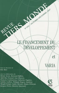 Revue Tiers Monde N° 192, Octobre-Déce.pdf