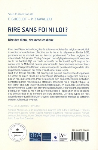 Rire sans foi ni loi ?. Rire des dieux, rire avec les dieux