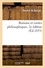 Romans et contes philosophiques