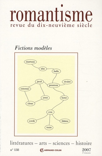 Franco Moretti et Roland Chollet - Romantisme N° 138, 4e trimestre : Fictions modèles.