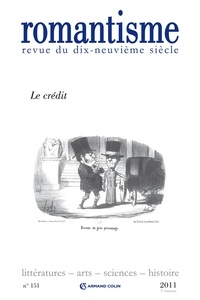 Philippe Hamon - Romantisme N° 151, 1er trimestr : Le crédit.