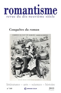 José-Luis Diaz - Romantisme N° 160, 2e trimestre : Conquêtes du roman.