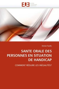 Santé orale des personnes en situation de handicap