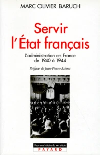 SERVIR L'ETAT FRANCAIS