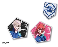 Set de 3 pin's Blue Lock