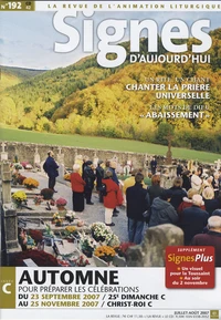 Signes d'aujourd'hui N° 192, Juillet-Aôut 2007 . Avec 1 CD audio