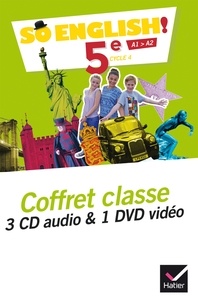 Evelyne Ledru-Germain - So English! 5e A1>A2 - Coffret classe. 1 DVD + 3 CD audio
