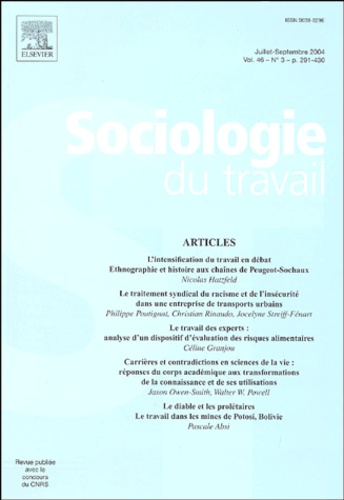 Philippe Bezes et Anni Borzeix - Sociologie du travail Volume 46 N° 3, Juil : .