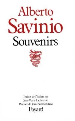 Alberto Savinio - Souvenirs.