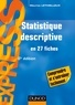 Maurice Lethielleux - Statistique descriptive en 27 fiches.