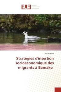 Adama Kone - Stratégies d'insertion socioéconomique des migrants à Bamako.