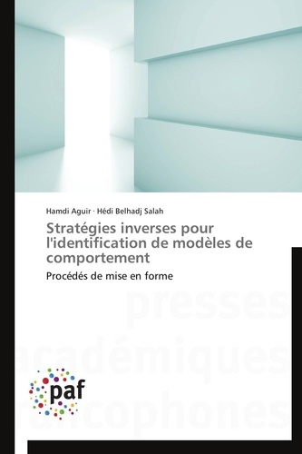  Collectif - Stratégies inverses pour l'identification de modèles de comportement.