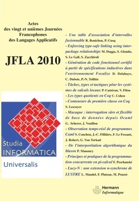 Richard Bonichon - Studia informatica universalis  : JFLA 2010.