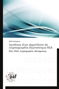  Ghayoula-r - Synthese d'un algorithme de cryptographie asymetrique rsa.